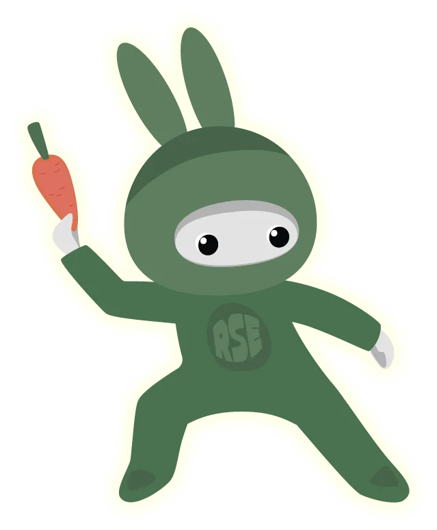 Tizu, la hase ninja, prête à avancer